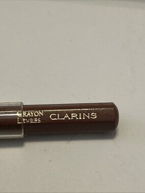 Clarins Lip Liner Pencil Travel Size Sample Pencil #02 Natural Brown Vintage New